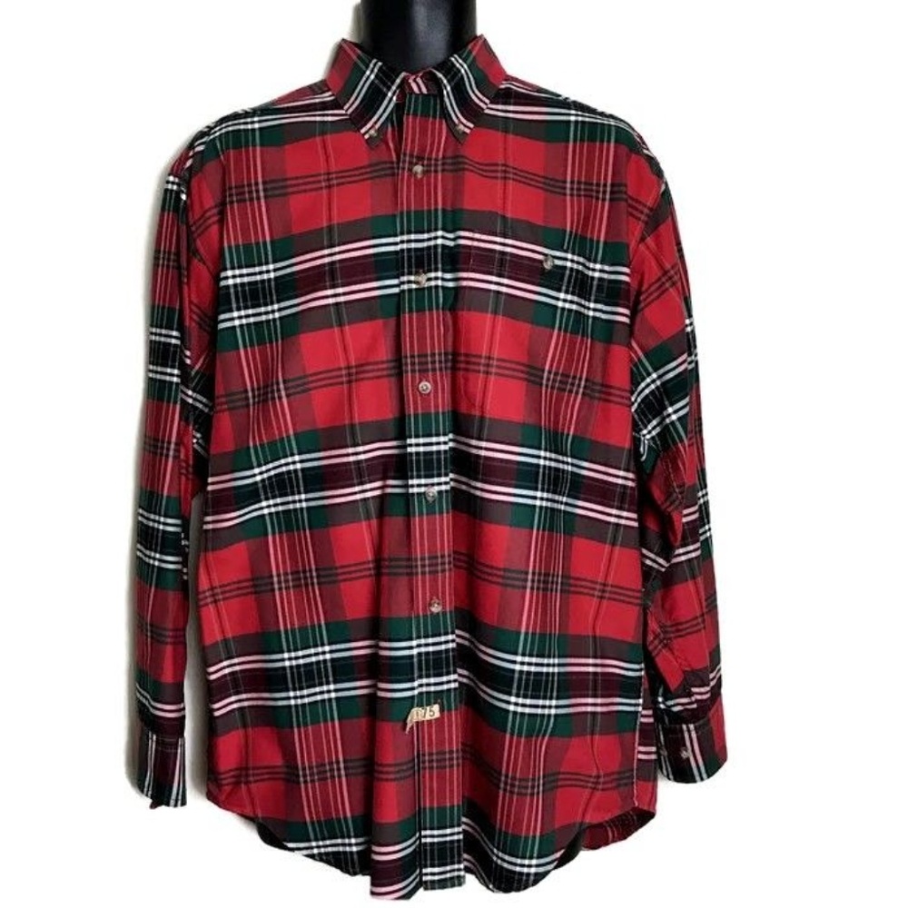 Orvis Mens Longsleeve Button Down Shirt Size M